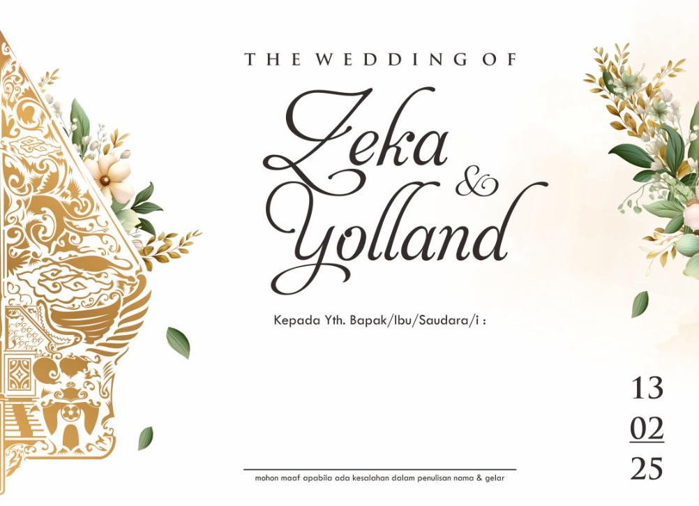 Cover Undangan Pernikahan